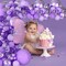 Purple Balloon Garland Kit, 129PCS Purple Balloons Different Size 18" 12" 10" 5", Metallic Purple Balloon Purple Confetti Balloon Arch for Purple Theme Party Decoration, Birthday Wedding Baby
